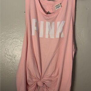 Pink Women's Sleeveless Top